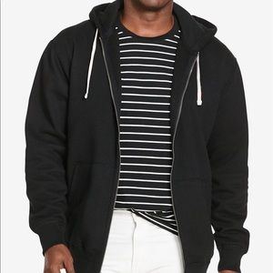Black Full-Zip Hoodie/Jacket